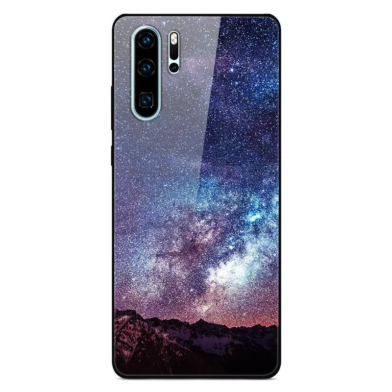 6 Для huawei P30 Pro чехол закаленного стекла Жесткий Чехол для huawei P30 Lite чехол P30lite чехол с планетой ТПУ бампер на P30Pro P 30 - Цвет: 6