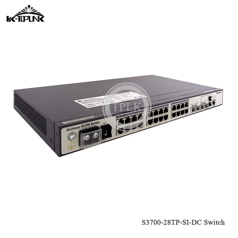 switch Original S3700-28TP-SI-DC 24-port Gigabit Layer 3 management High Performance switch 2*1000Base-X, 2*GE Combo switches