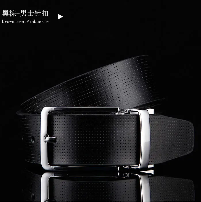 

2018 New hot mens designer belts for men brand leather belt pin buckle black business trouser strap pants band ceinture PD001