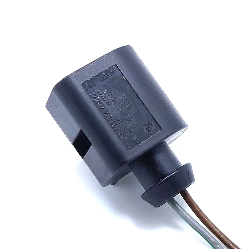 OEM 2 контактный черный плоский разъем для V W AUDI 1J0 973 702 GOLF PASSAT TIGUAN jett a A1 A2 A3 A4 A5 A6 A7 A8 Q3