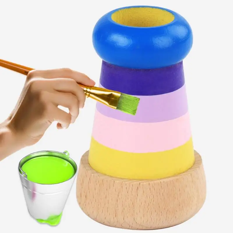 

Baby Kids Wooden Magic Kaleidoscope Educational Learning Puzzle Toys Gifts Drawing Toys Creative Painting Toys DIY Gifts for Kid