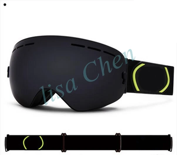 Professional Skiing eyewear Big ski mask glasses Anti fog ultraviolet proof font b snowboard b font