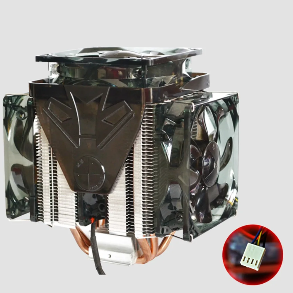

2500RPM 4 Wire Speed Regulation CPU Super Quiet Fans Cooling Fan oolers Heatsink for 3000 hours Drop Shipping