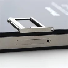 50 шт./лот, серебристый металлический лоток для Micro SIM карты, замена слота для Apple iphone 4 4G 4S 4