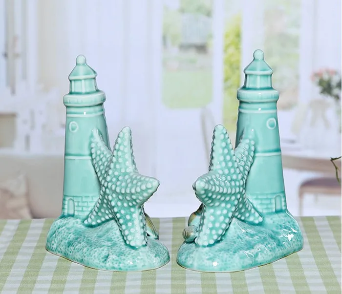 المتوسط الإبداعية السيراميك نجم البحر غلاف ديكور المنزل الحرف غرفة الديكور الأجسام دراسة غرفة خزانة قذيفة تمثال