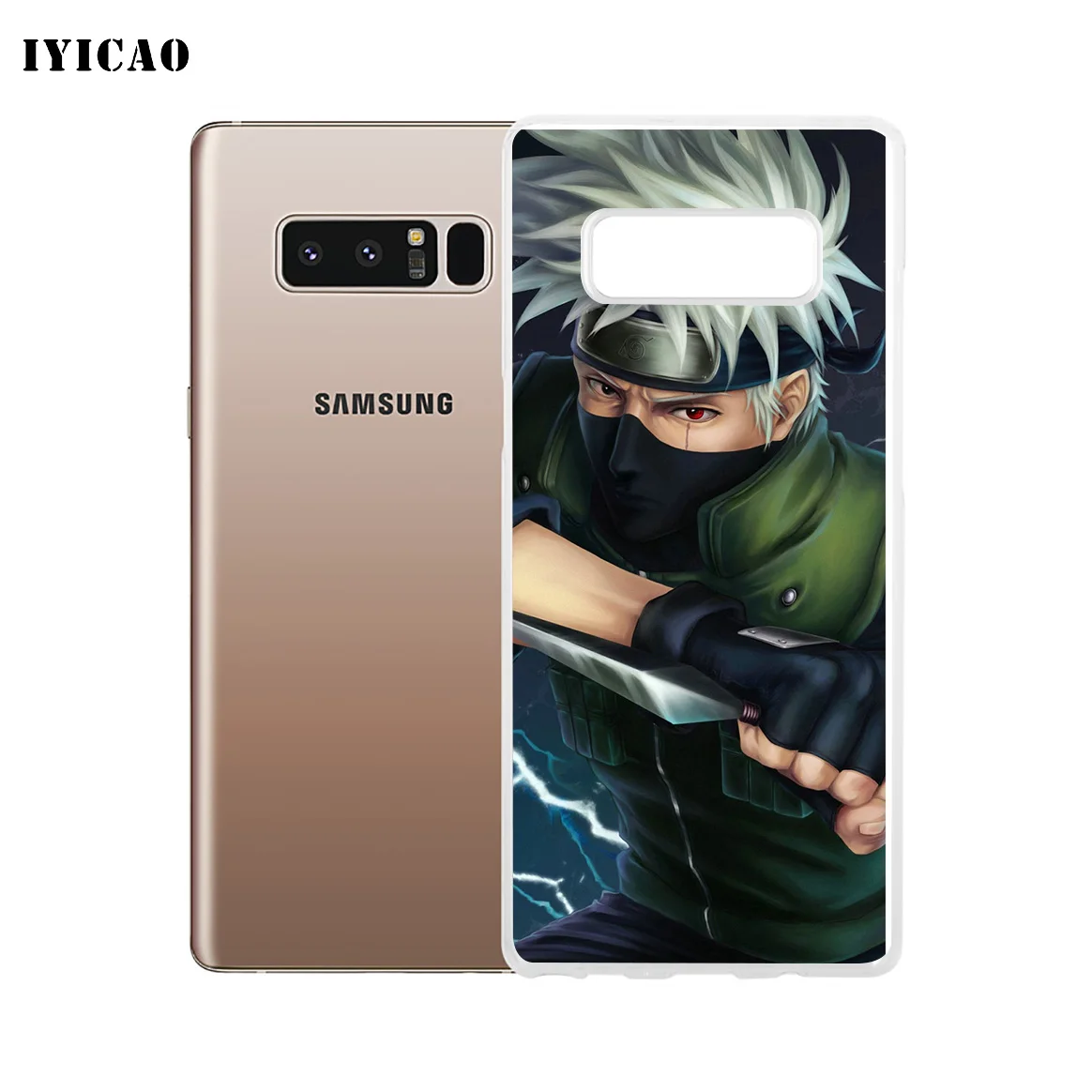 IYICAO Naruto Kakashi Guy Мягкий силиконовый чехол для телефона Samsung A5 A6 Plus A7 A8 A9 J3 J5 J7 Note 8 9 TPU