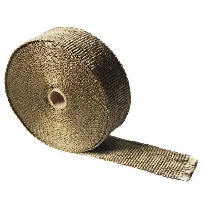 5cm15m Heat Wrap Exhaust Manifold Downpipe with 6 30cm Cable Ties for Car Motorcycle car accessories (2)