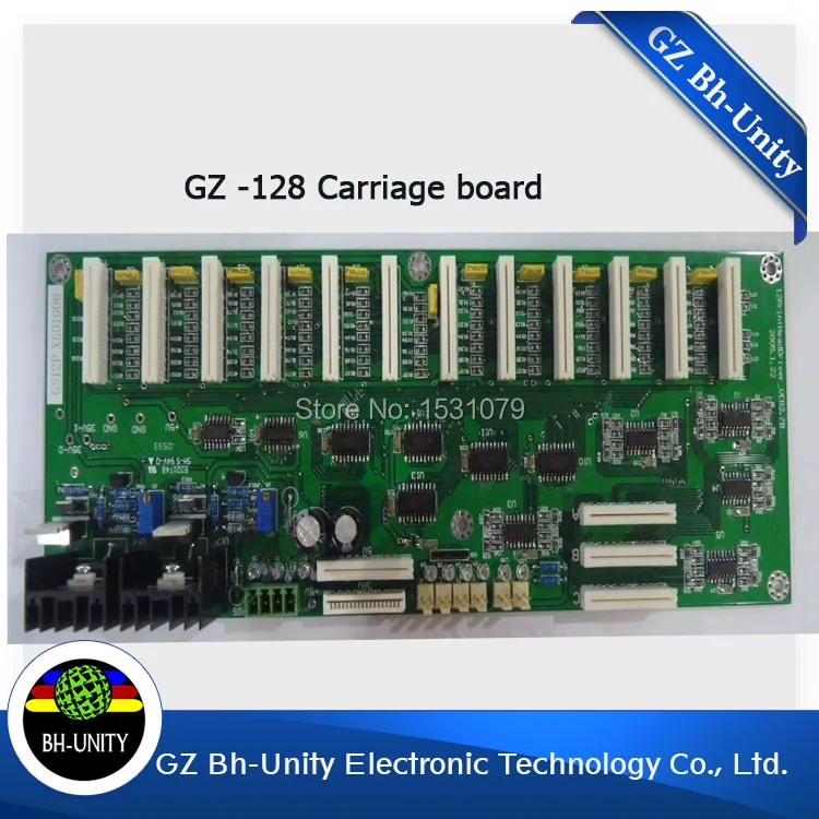 

For gongzheng solvent printer spare parts xaar 128 printhead carriage board