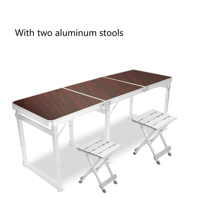 Удлинить простой стиль открытый многоцелевой стол складной поднятый портативный кемпинг стол со стулом стабильный стойло Пикник барбекю стол - Цвет: D
