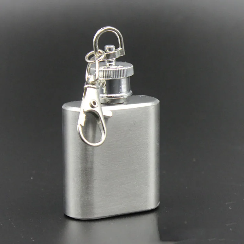 28ML Stainless Steel Hip Flasks Mini Whisky Alcohol Bottle Portable