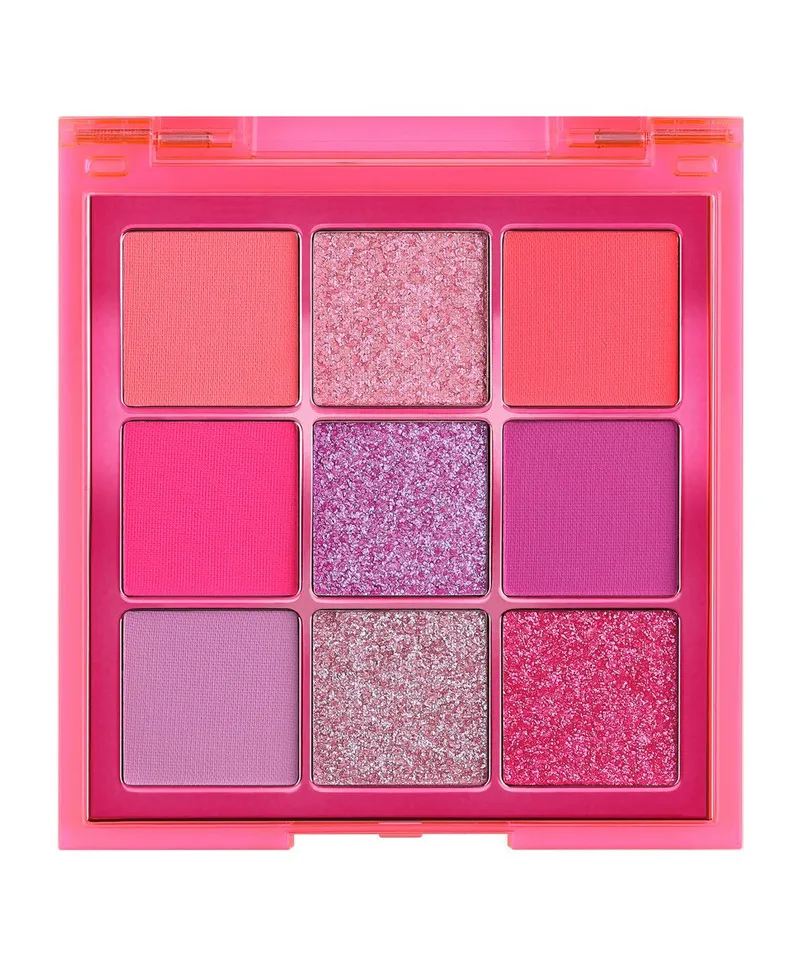 HUDAS beauty Makeup набор nuda beauty блеск для век Палитра неоновый зеленый навязчивый с Hudas матовый Smokey контур и стробоскоп