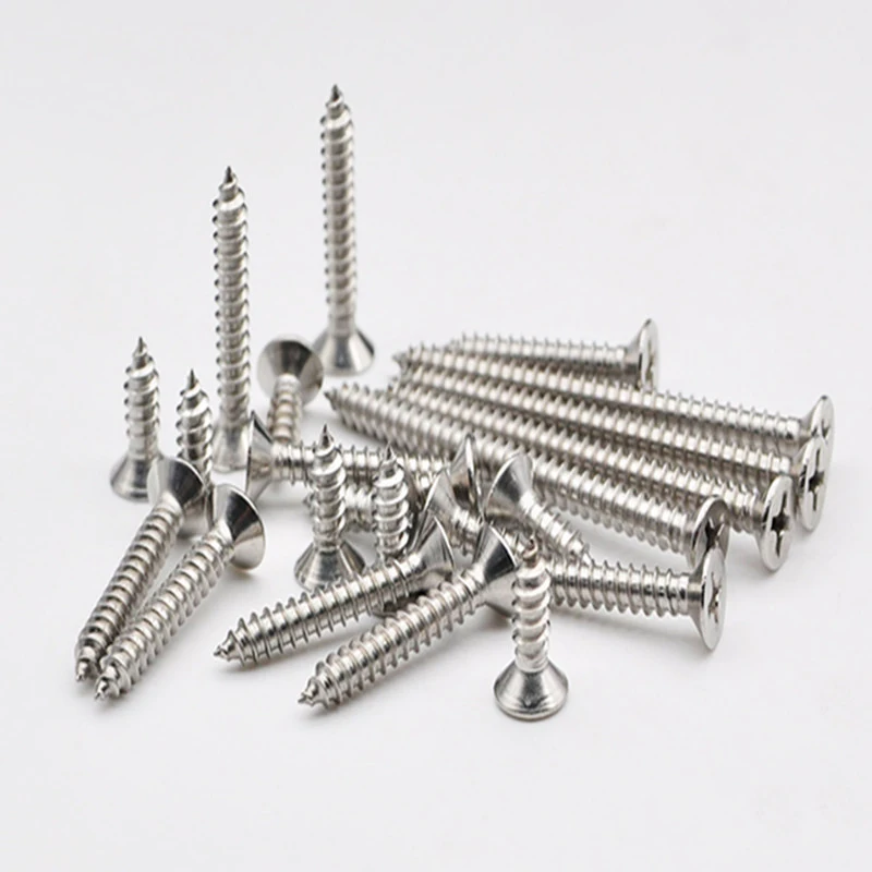 High Quality 300PCS/lot 304 Stainless steel Self tapping Screws