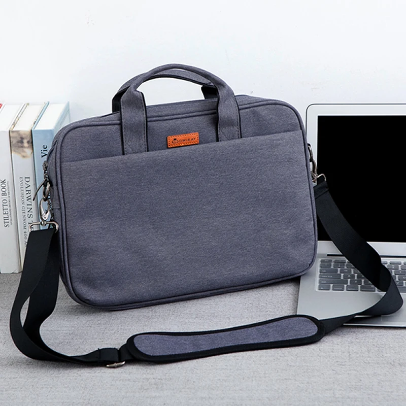 Laptop Sleeve Bag Waterproof Strong Portable Polyester Zipper Carrying Case For Laptop in