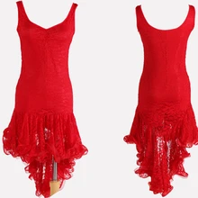 Новое поступление, сексуальные кружевные коктейльные женские бальные костюмы для сальсы, одежда для латинского танца/женская одежда для латинских танцев