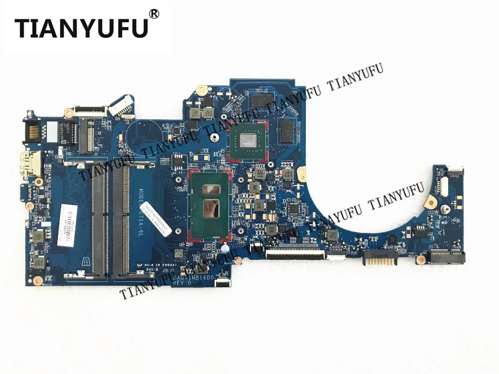 Для hp павильон 15 15-CC 15T-CC500 серии 927268-601 927268-001 аккумулятор большой емкости DAG71MB16D0 940 м х 2 Гб i7-7500U материнская плата для ноутбука протестированная