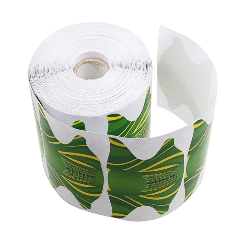 

500Pcs Adhesive Nail Form for UV Gel Nail Extension Oval Square Shape Nail Art Tool DIY Tips Manicure Kits