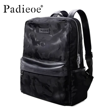 

Padieoe Fashion Camouflage Men's 15 Inch Laptop Backpack High Quality Nylon Waterproof School Rucksack Teenager Travel Mochilas