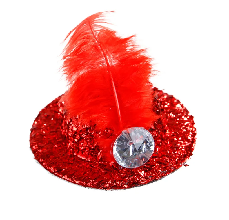 Pet Dog Cat Cap Hairpin Imitation Diamond Birthday Party Headwear Accessories BlingBling Pet Hat For Kittens Poodle Grooming (5)