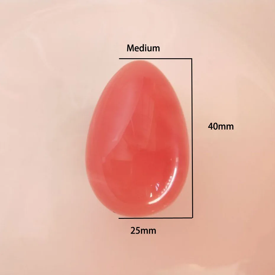 3 шт. иони яйцо Роза кварц женский гигиены розовый любовь камень для женщин для укрепления мышц тазового дна и борьбы со стрессом
