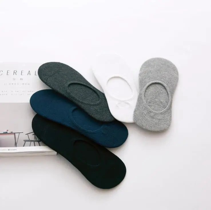 

1Pair=2PCS Fashion Casual High Quality Men Socks Banboo & Cotton Socks Brief Invisible Slippers Male Shallow Mouth No Show Sock