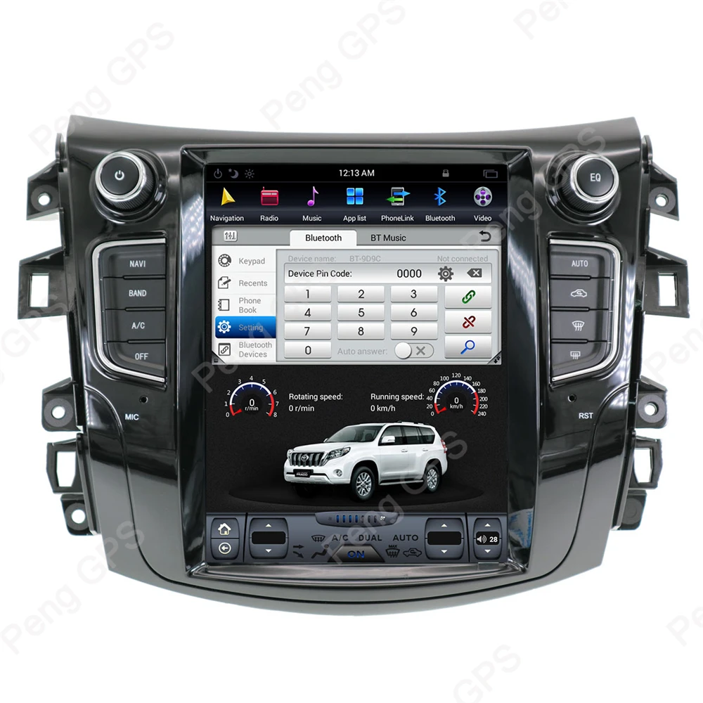 Clearance 10.4" Android 7.1 Car GPS Navigation DVD Player for NISSAN NP300 Navara 2014-2018 Tesla Style Two Din Car Radio WIFI  Headunit 1