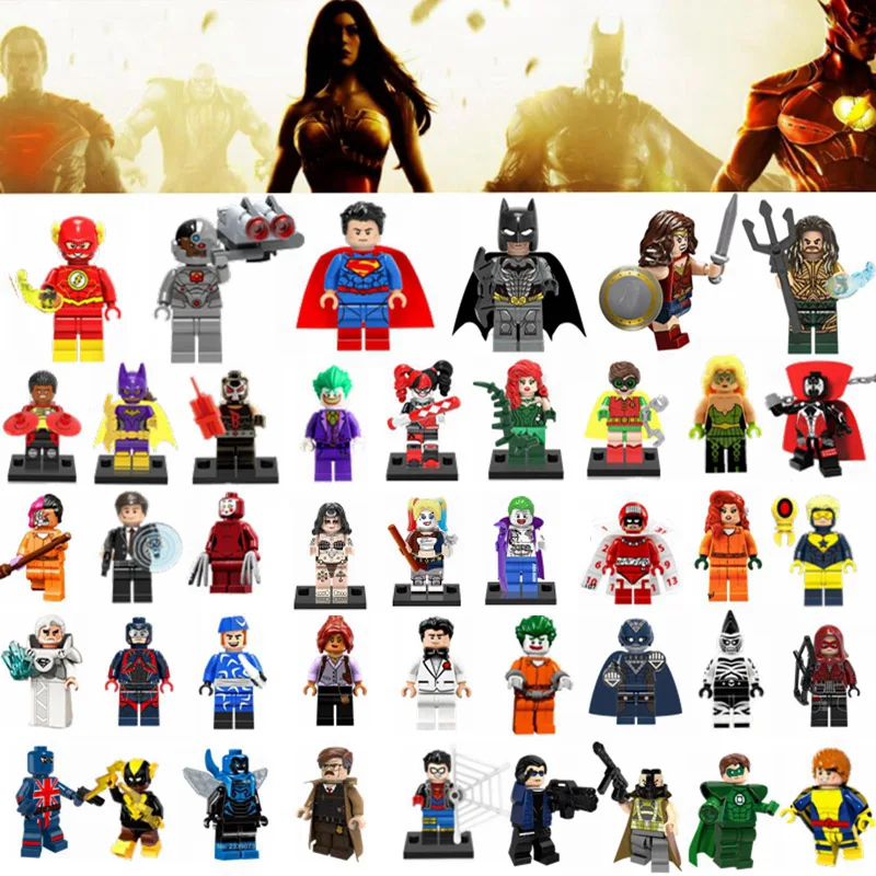 

Hot Super Heroes Motorcycle Figures Toys Building Blocks Bricks toys Compatible legoingly Ninjagoed Ninja Batman For kids Gifts