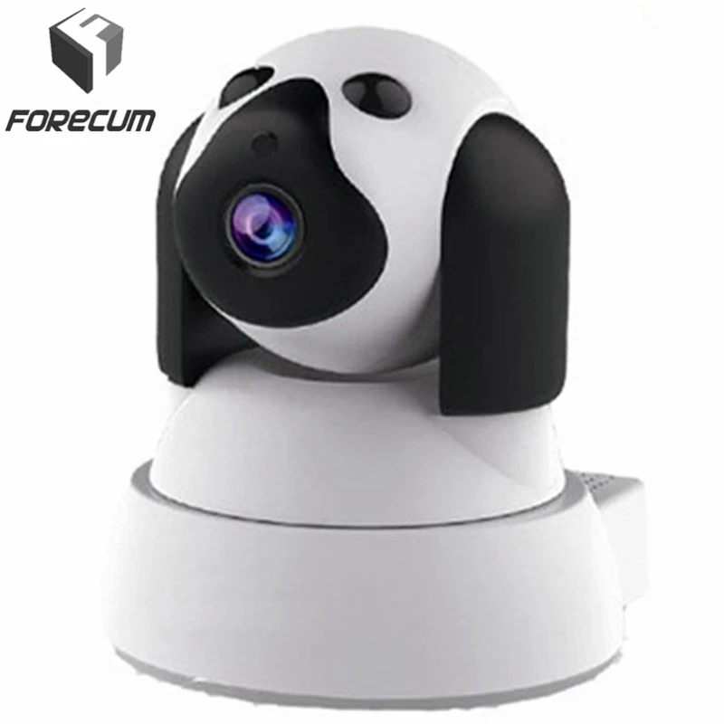 

FORECUM 360 Degree Smart Dog CCTV Monitor Wi-Fi Wireless Security Camera Video Surveillance 720P IR Night Vision Indoor Monitors