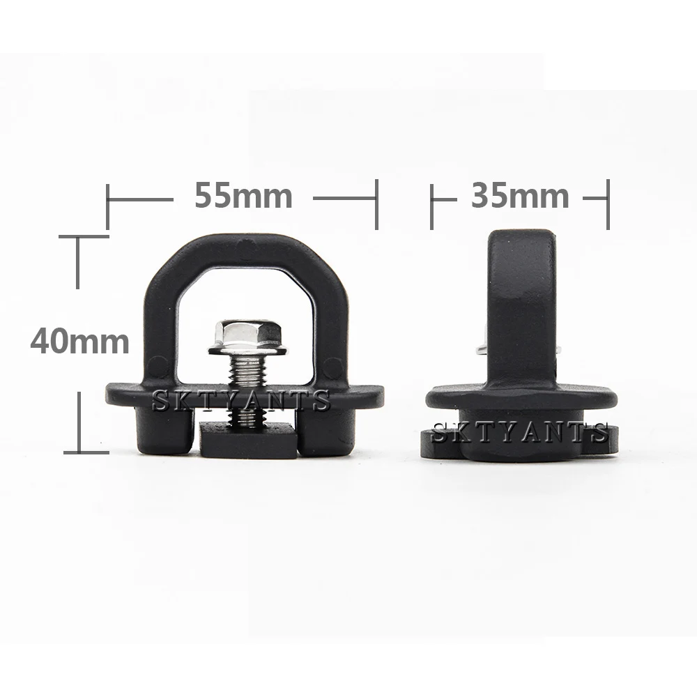 Якоря для кровати грузовика с боковой стенкой, привязывающиеся якоря, крюк кольцо для 2007- Chevy Silverado GMC Sierra,- Colorado Canyon