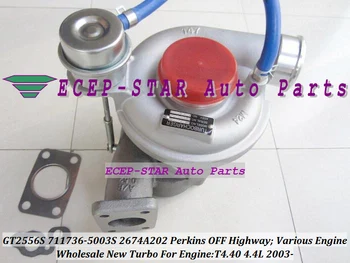 

GT2556S 711736-5003S 711736 711736-0003 2674A202 Turbo For Perkins Massey Ferguson 5455 Tractor Loader Backhoe 420D-IT 4.4L