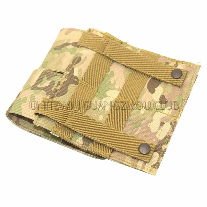 Тактическая Сумка MOLLE PALS Double Stack Rifle Magazine Mag Top Flap черный цвет