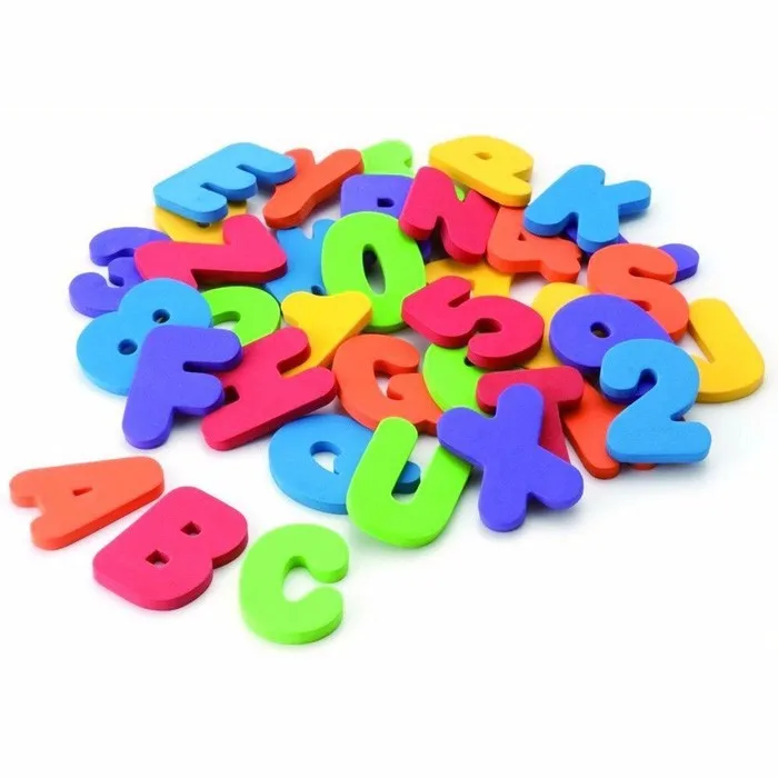 26 Buchstaben 10 Zahlen Baby Badespielzeug Schaum Schwimm Badespielzeug Bath Toy