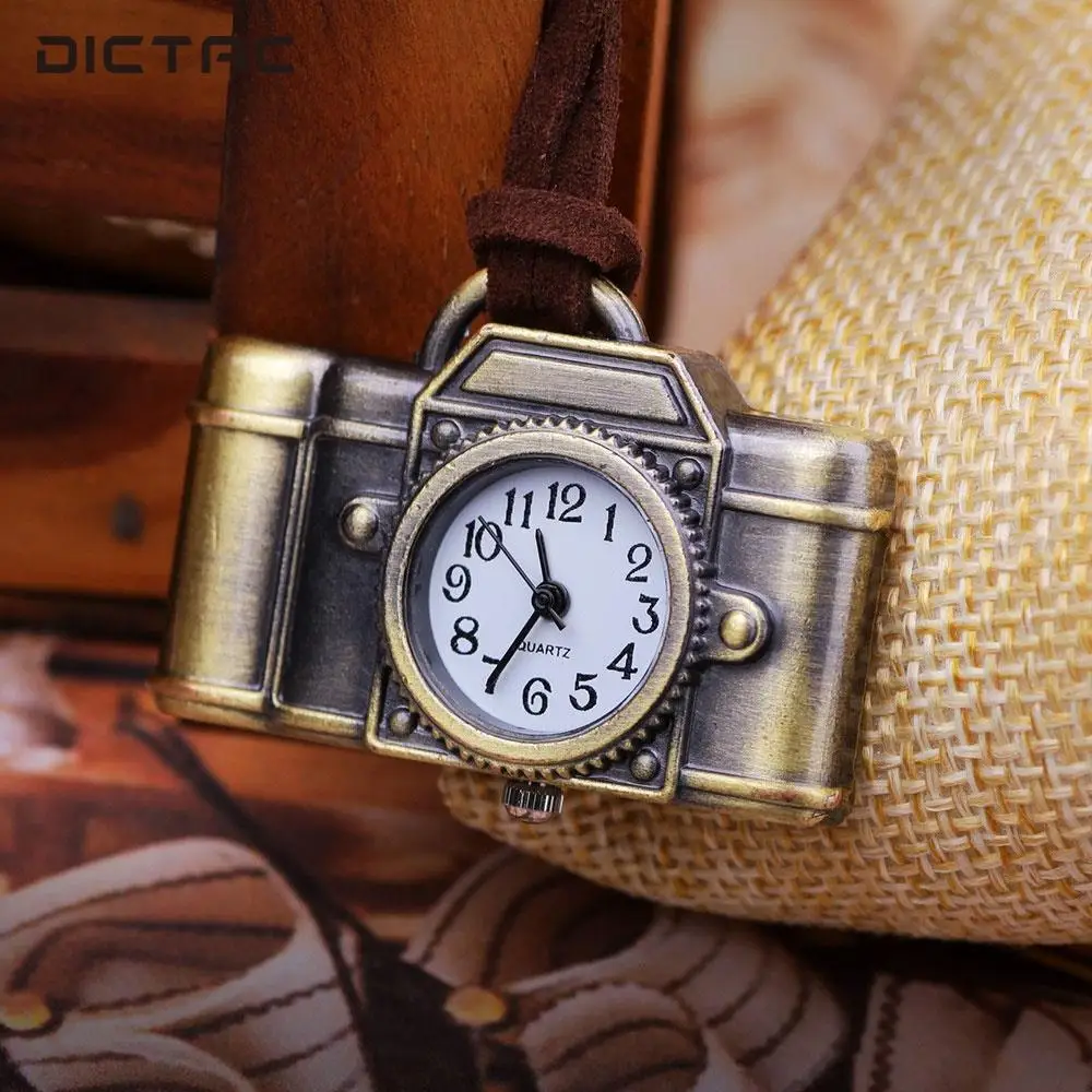 

Camera Antique Camera Watch Fob Pocket Watch Personalized Necklace Chain Pocket Watch Retro Pendant Necklace Jewelry