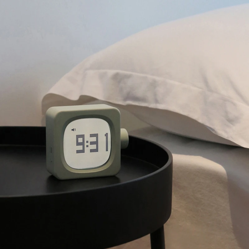 

Mini Workday Snooze Alarm Clock, Charitable Night Light Travel Camping Desktop Clocks With Adjustable Backligt by yourself