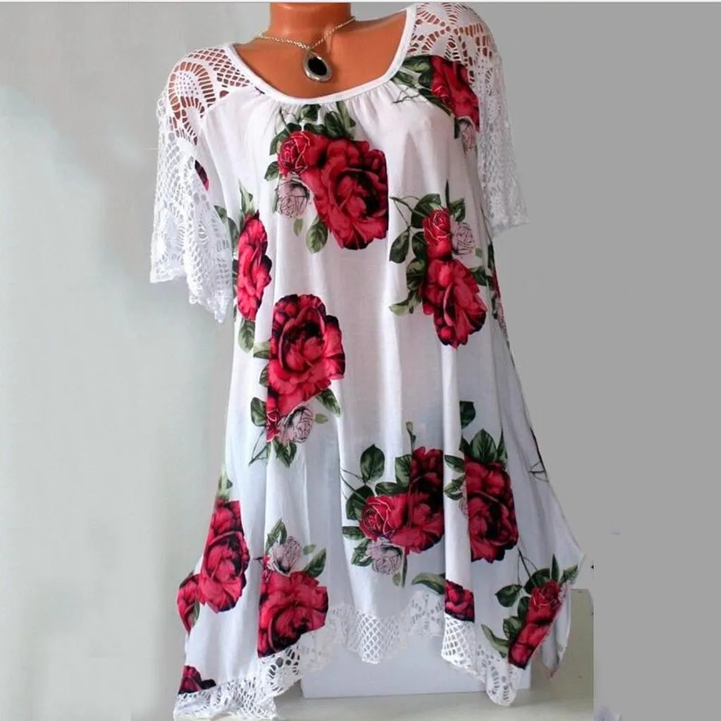 Женское кружевное мини платье с принтом Boho летнее повседневное пляжное коротким