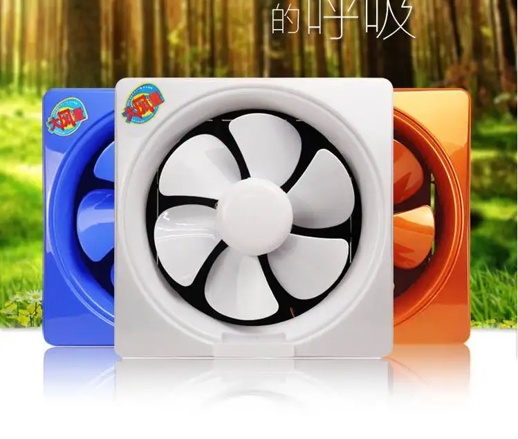 Fan window kitchen fume exhaust fan mute shutter Blower remove TVOC HCHO PM2.5 Kitchen toilet