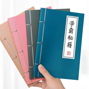 

1pcs New Creative Stationery Cheats Retro Diary Notebook 32K Notepad Car line A5 Student Notebook