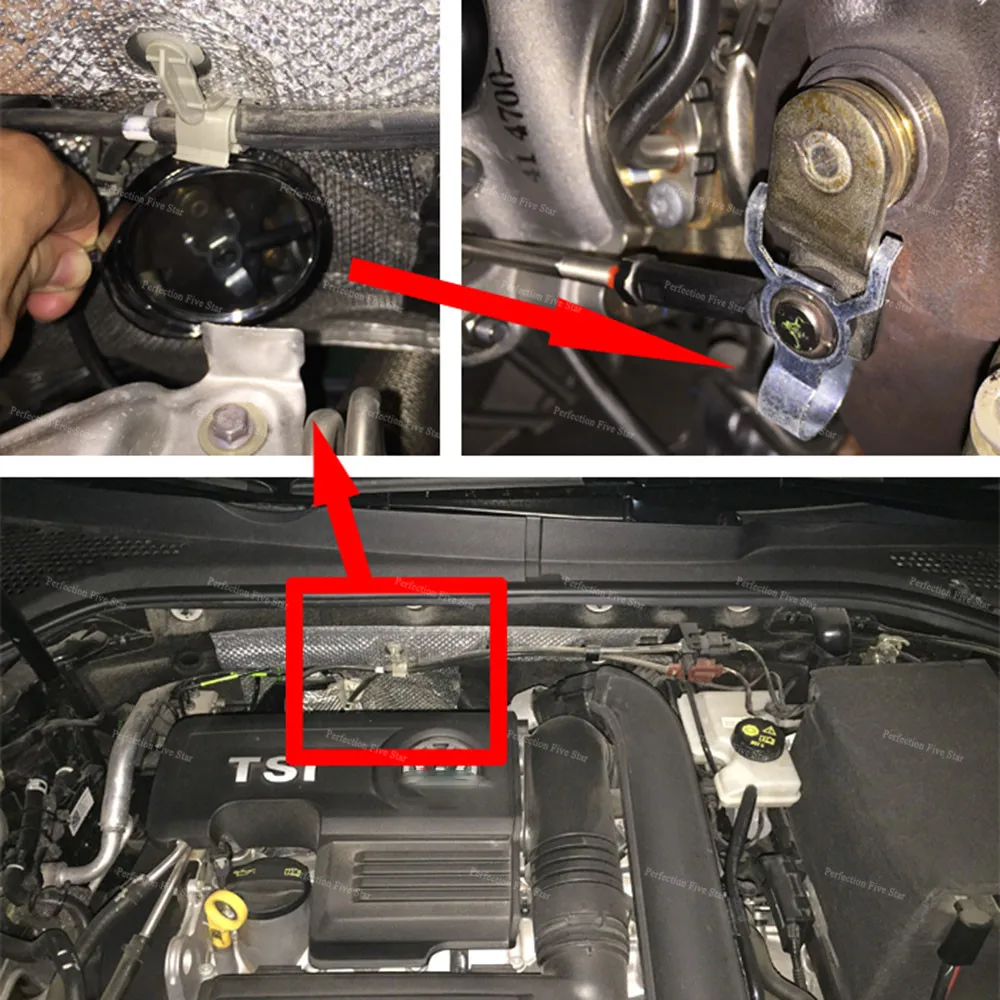 Турбо зажим для двигателя крепеж VW GOLF Passat Jetta Audi A3 Q3 Octavia только двигатель EA211 1 4 T