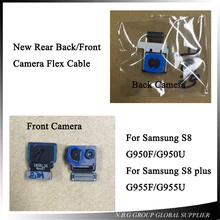 10 шт./лот для Samsung S8 g950f g950u/S8 плюс g955f g955u задняя/Фронтальная камера Замена модуля Ремонт запчасти шлейф