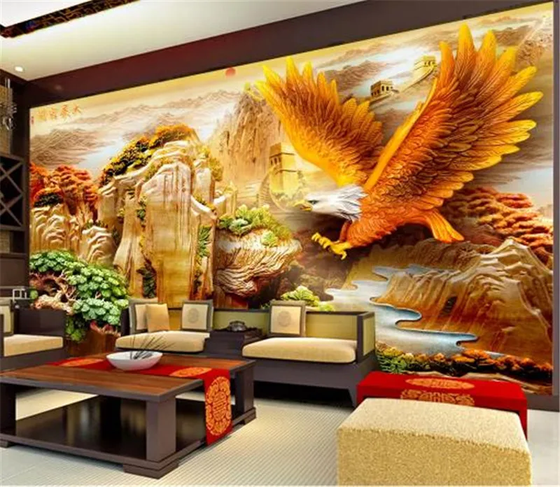 

Custom Any Size 3D Wallpaper Amazing Living Room Relief Home Decor Living Room Wall Covering