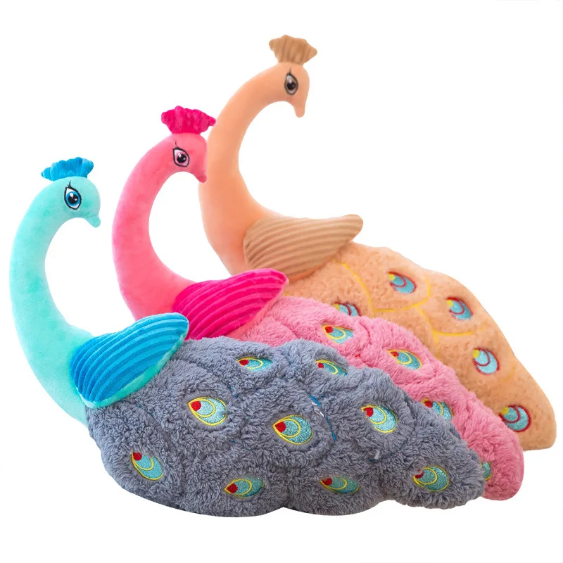peacock stuffed toy