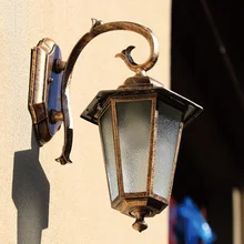 Литье под давлением алюминиевый водонепроницаемый настенный уличный садовый светильник Настенный светильник СВЕТОДИОДНЫЙ Уличный настенный светильник содержит светодиодный светильник