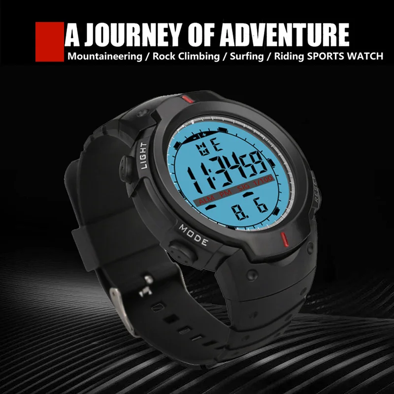 

Casual Sports Round LED Watch Military Retro Display Date Quartz Watch Electronics Men Clock Wristwatch Relogio Masculino