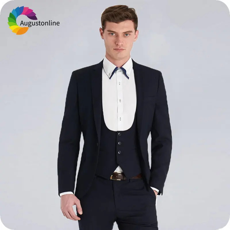 Dark-Navy-Blue-Suit-Wedding-Tuxedo-2017-Custom-Made-One-Button-Wedding-Dress-Tuxedos-For-Men1