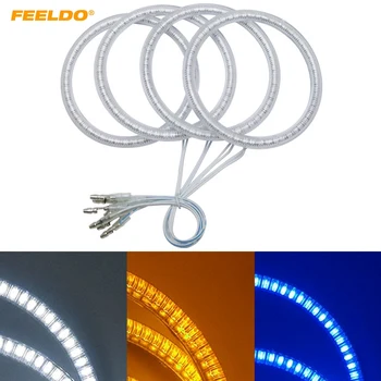 

FEELDO 1set Auto SMD Angel Eyes Light Halo Rings DRL For Volvo S40 Headlight 3-Color