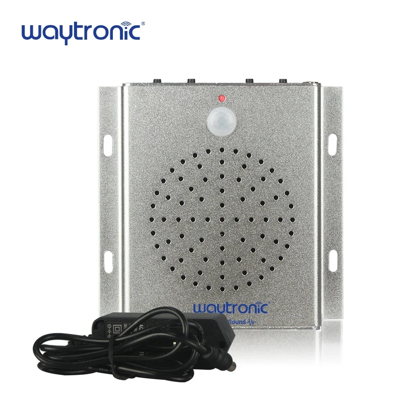 Топ Waytronic беспроводной Pir датчик движения человека инфракрасный детектор, голосовое устройство для магазина входная дверь звонок Добро пожаловать G