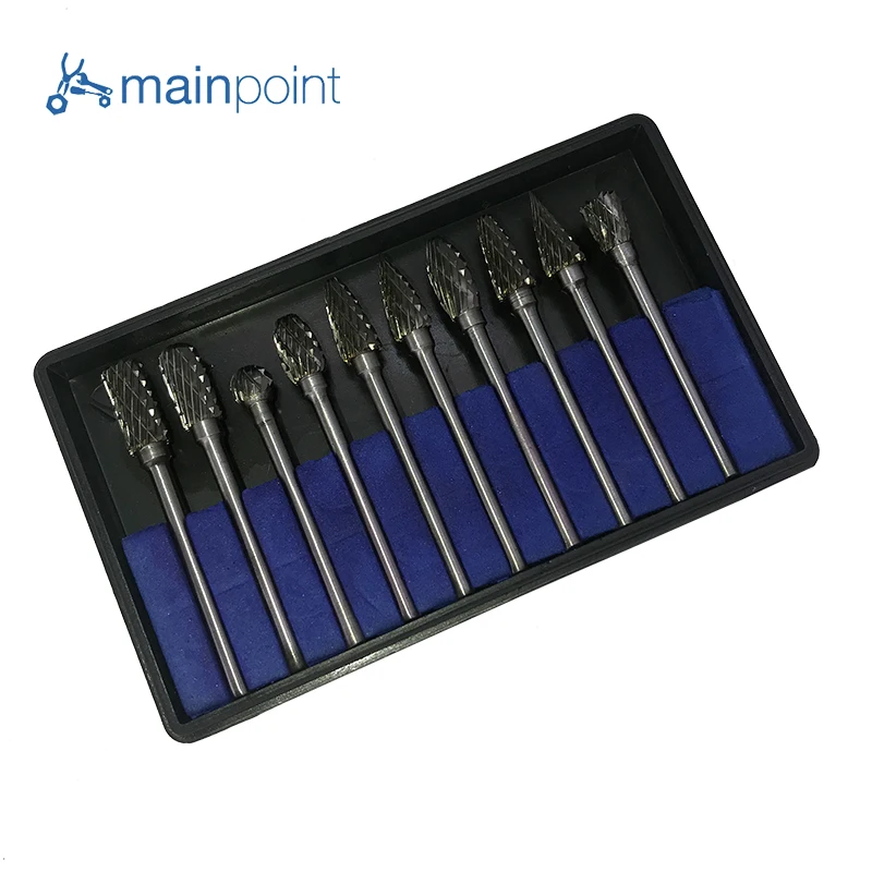 Набор сверл Mainpoint Dremel комплект из 10 насадок для дрели металла деревообработки
