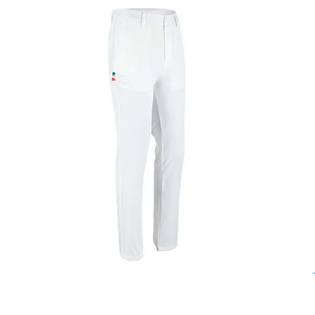 PGM Golf тонкие брюки мужские летние Ультратонкий дышащий быстросохнущие брюки для гольфа можно вставить тройник дышащий Открытый Гольф спортивная одежда - Цвет: white