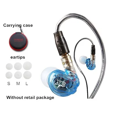 Kopen Promotie! originele Moxpad X3 Running Sport In Ear Oortelefoon Geluidsisolerende oortelefoon Met Microfoon Voor iPhone Samsung HTC oordopjes