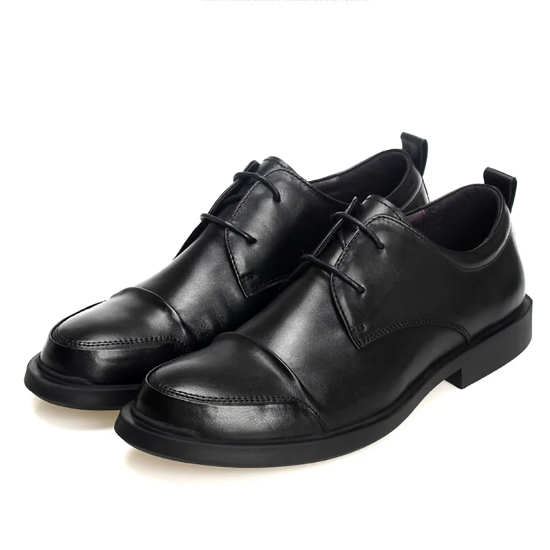 

Genuine Leather men casual Shoes business soft Bottom designer shoes men high quality Lace-Up Business Men Shoes,Men Dress Shoes