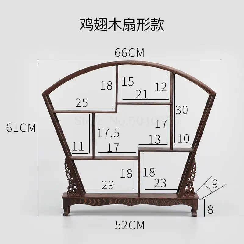 Куриное Крылышко, деревянные старинные чайник полка из красного дерева китайский Duobaoge твердой древесины дисплей стенд украшения циркулярная перегородка - Цвет: VIP 4